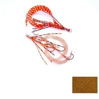 MIYAICHI Sakuraichi (Oka) Spare Unit Curly – Triple Onigake Hook #16 G Brown