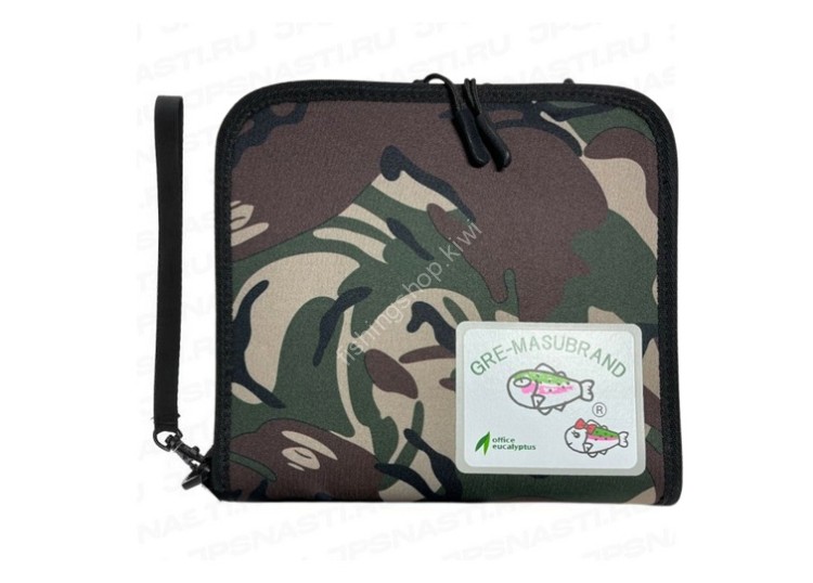 OFFICE EUCALYPTUS Camo Wallet Gre-Masubrand L #Green