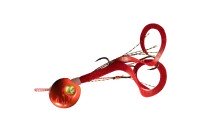START TG45TS-08 2step TG Triple Hook Short Curly Complete 45g #08 Keiko Orange Orange
