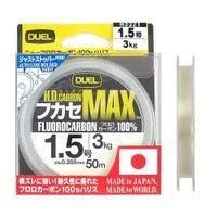 DUEL H.D.Carbon Max Fluorocarbon [Clear] 50m #1.5 (3kg)