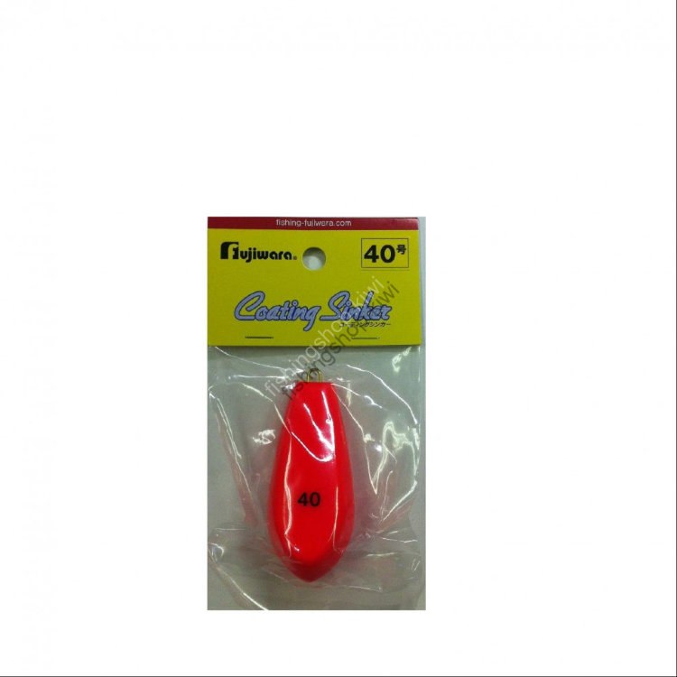 FUJIWARA Vinyl Coating Rokkaku [Fluorescent Red] #40