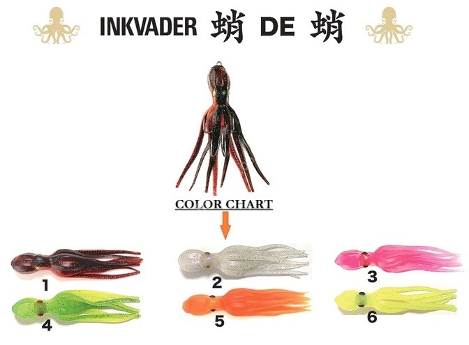 MUSTAD InkVader Tako DE Tako Kanzen #02 Pearl White