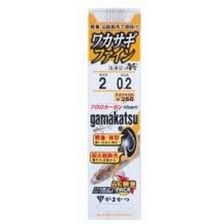 GAMAKATSU Wakasagi Fine [Brown] #1 w/Thread 0.2