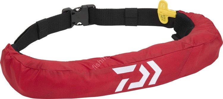 DAIWA DF-2724 Inflatable Life Jacket (Automatic and Manual Waist-Type Inflatable Model) [Red] F