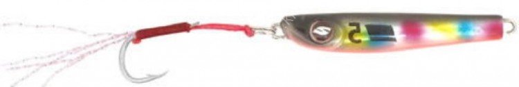 ABU GARCIA Salty Stage Micro Jig Slim 1.0g #BLRCC Black Red Cotton Candy