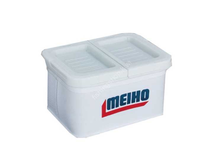 MEIHO EVA Fishing Bait Storage Tackle Box BM-L #White