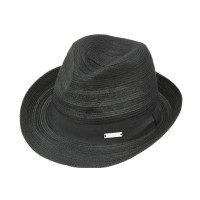 Evergreen B-TRUE fedora hat black