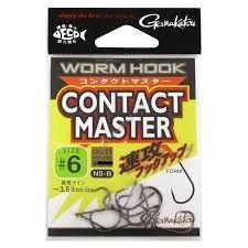 GAMAKATSU Worm Hook Contact Master #6 (11pcs)