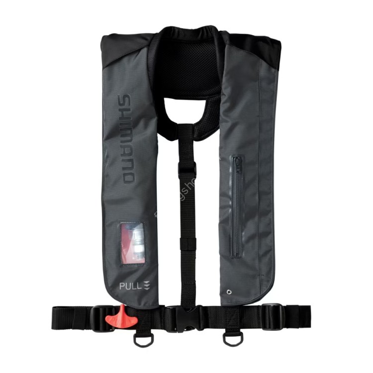 SHIMANO VF-051K Raft Air Jacket (Automatic Inflating Lifesaving Device) [Black Gray] F