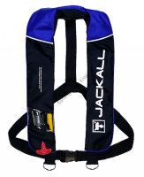 JACKALL AUTOMATIC EXPANDABLE TYPE LIFE JACKET JK2520RS BLACK / BLUE