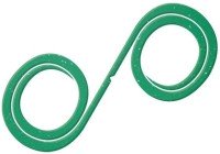 KAIYU Kaijin Silicone Necktie Curly Tail (4pcs) #Sabiki Green Awabi