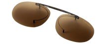 GAMAKATSU GM1774 Clip-On Polarized Sunglasses (Ligth Brown)