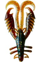 BAIT BREATH Virtual Craw Rock Soul 3.6" #S853 Motor Oil/Gold
