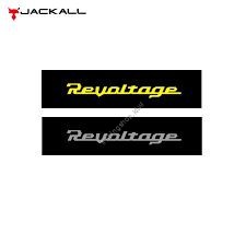 JACKALL Revoltage Cutting Sticker M Yellow