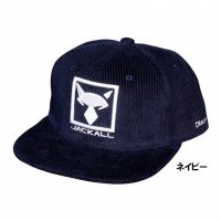JACKALL Corduroy Flat Bill Cap Free Navy