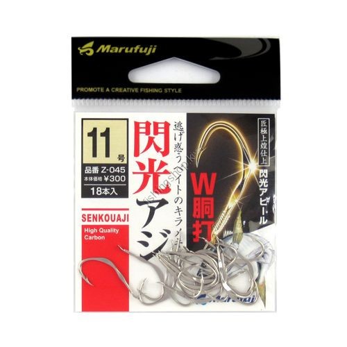 MARUFUJI Flash Aji Z-045 [White] #11 (18pcs)