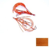 MIYAICHI Sakuraichi (Oka) Spare Unit Curly – Triple Onigake Hook #17 G Orange