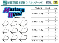 ZAPPU Mustang Head 1/16oz (1.8g) #1