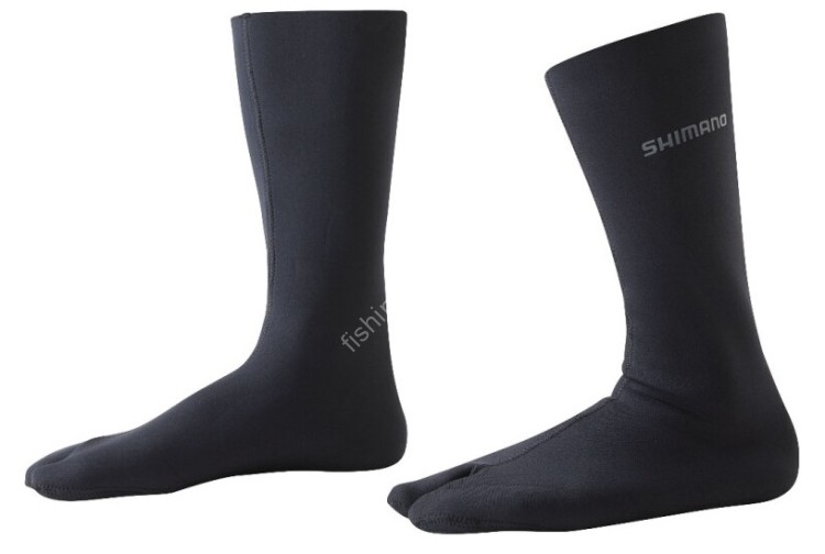 SHIMANO SC-000V shimano CR Socks Nakawari (Black) L