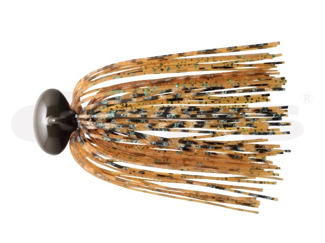 DEPS Hype Football Jig 5/8oz Silicone Skirt #55 Blue Maron