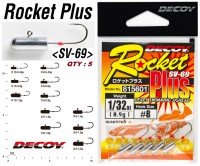 DECOY Rocket Plus SV-69 [W Nickel] 0.45g #10 (5pcs) Discontinued