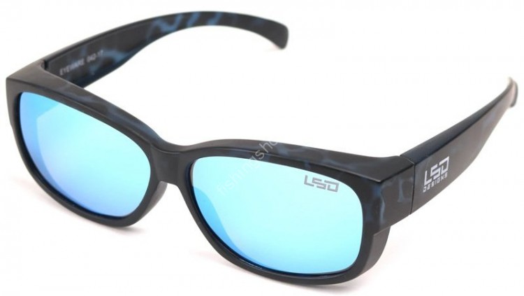 LSD Overglass Type2 #Matte Blue Tortoise / Diamond White Blue