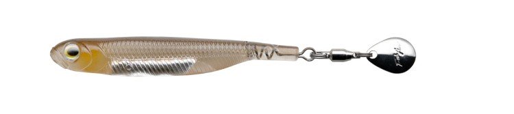 FISH ARROW Flash J Spin Elastomer 3'' #01 Wakasagi/Silver