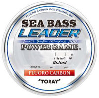 TORAY POWER GAME SEABASS LEADER FLUORO 30m 14LB