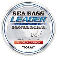TORAY Powergame Sea Bass Leader Fluoro [Natural] 30m (14lb)
