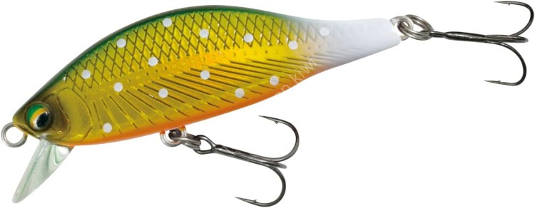YAMANAMI MYL02 A2 Flat 45S 3.5g #16 Green Gold Glow Tail