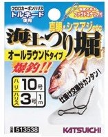 DECOY Kaijo Tsuribori All Round KJ-01 [NS Black] 12-5 (3pcs)