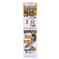 GAMAKATSU Wakasagi Fine [Brown] #1.5 w/Thread 0.2