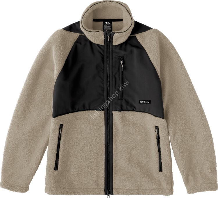 DAIWA DJ-3123 Retro Fleece Jacket (Greige) XL