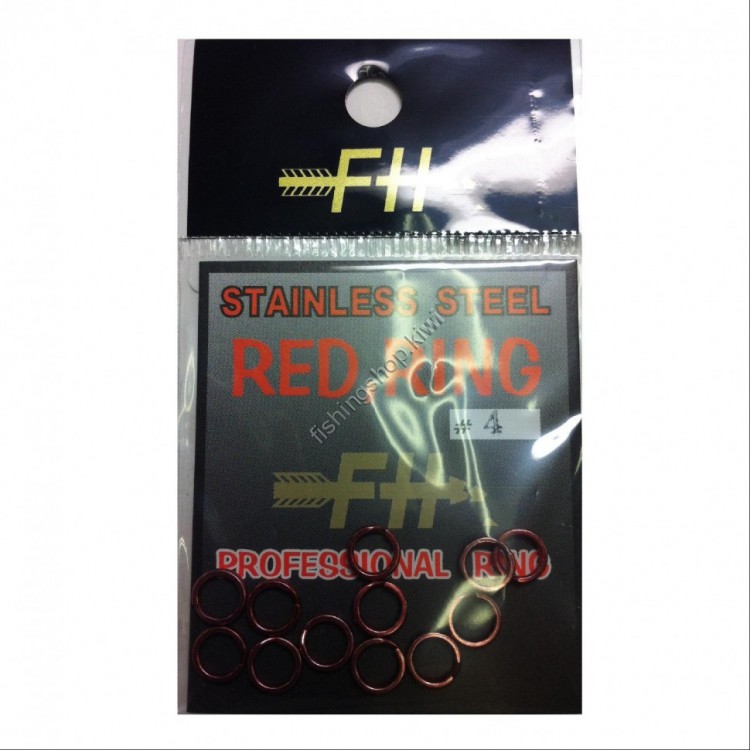 Field Hunter Stainless split ring Red No.4