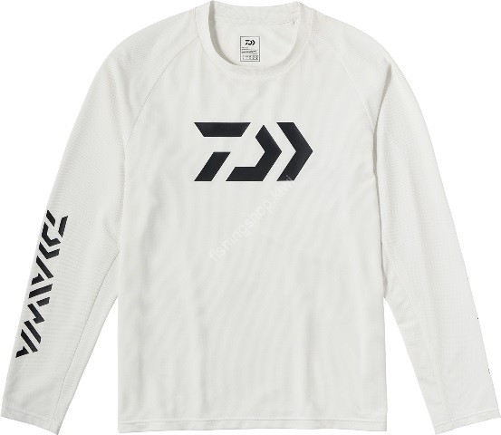 DAIWA DE-5324 Sunblock Dry Shirt (White) 2XL