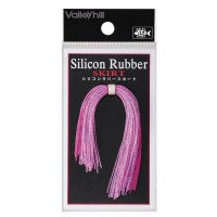 VALLEY HILL Silicon Rubber Skirt HP #16 Lt Bubble Gum & Hot Pink / Blue