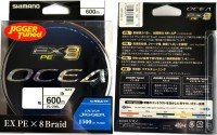 SHIMANO PL-O98L Ocea EX8 PE Concept Model "Jigger Tuned" [10m x 5colors] 600m #1.5 (33lb)