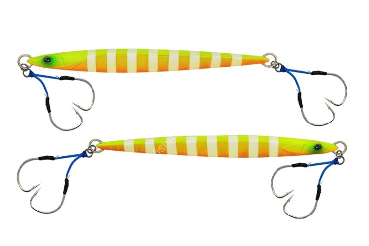 JACKALL Bumbles Jig Semilong 150g Sakura Trout Special #G-0903 Chart Glow Stripe