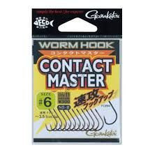 GAMAKATSU Worm Hook Contact Master #8 (11pcs)