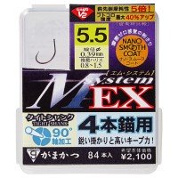 GAMAKATSU G-Hard V2 M System EX Box 4 anchors [Nano Smooth Coat] #5.5 (84pcs)
