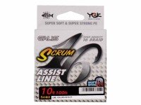 YGK XBraid Scrum 16 Assist Line [White] 5m #10 (100lb)