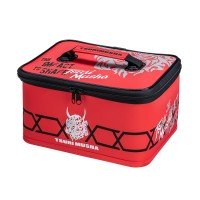 TSURI MUSHA F21803 Tool & Lunch Box Square #Musha Red