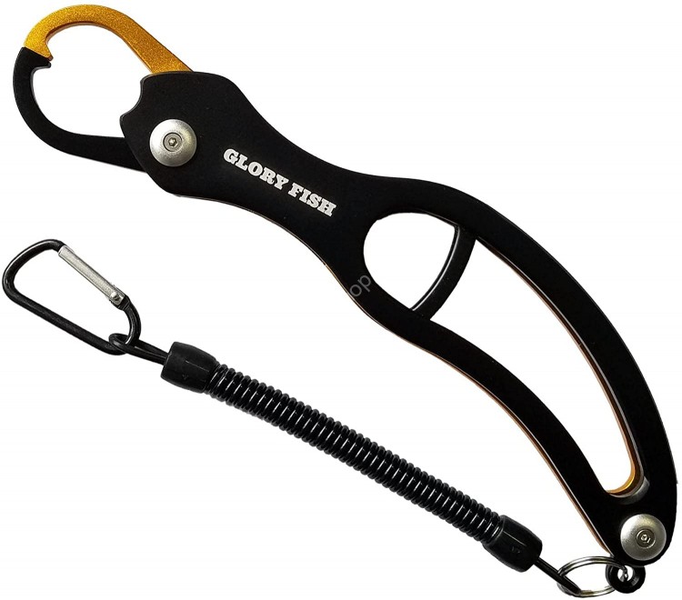 ALPHA TACKLE Glory Fish FG-005 Fish Gripper Light Black / Gold