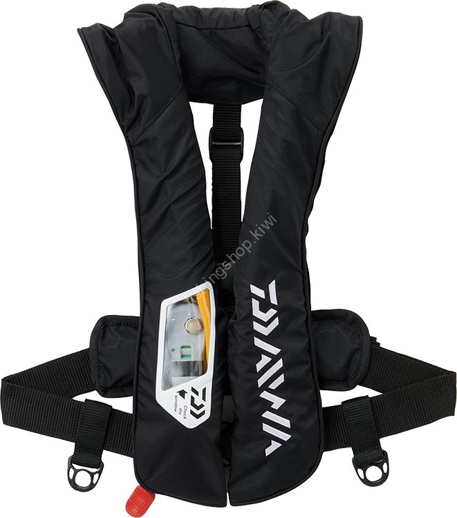 DAIWA DF-2021 (Washable Life Jacket (Shoulder Type Automatic / Manual Expansion Type)) Free Black