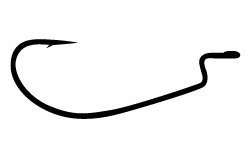 DAIWA Bassers Worm Hook SS Slim Offset #1/0 (5pcs)