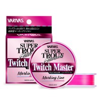 VARIVAS Super Trout Advance Twitch Master Marking Nylon [Clear x Flash Pink] 100m #1 (4lb)