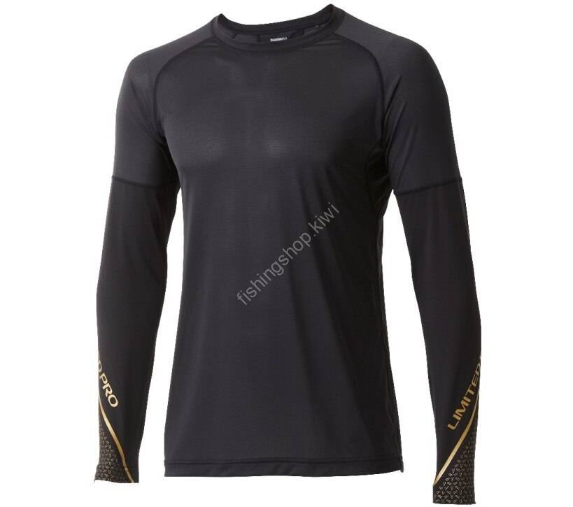 SHIMANO IN-120W Limited Pro Sun Protection HV Shirt Limited Black