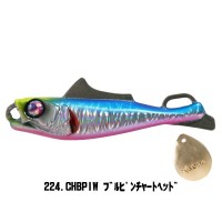XESTA Ebiran Blade 30g #224 CHBPIW Blue Pink Chart Head