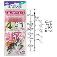 SASAME Hato Aji Pink Bait S-863 [Gold] 5 Hook 4-0.6