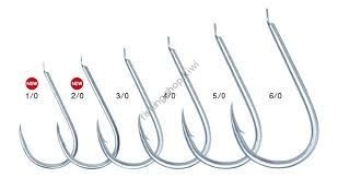 GAMAKATSU Jigging Hook [Silver] #4/0 (5pcs)